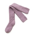 thumbnail image 2 of LAVA 2 Pairs Fluffy Knee High Socks Fuzzy Fleece Soft Long Socks Winter Warm Cozy Socks Purple, 2 of 8