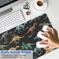 thumbnail image 4 of Long Mouse Pads for Desk,Black Cartoon Dinosaurs Infos Pattern Desk Mats on Top Of Desks, Desk Mouse Pad Extra Large with 3mm Non-Slip Base and Stitched Edge for Gaming,Office,Work,Home 31.5"x11.8", 4 of 6
