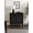 Black, variant on Kate and Laurel McCutcheon Modern Two-Door Mango Wood Floor Media Cabinet, 38 x 15 x 22, Natural, Transitional Low Living Room TV Stand for Use as Sideboard Buffet Cabinet or Record Player Stand