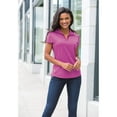 thumbnail image 5 of Animal Den Womens Ladies Moisture Wicking Athletic Golf Polo Shirts Tops & Tees (Royal, XX-Large), 5 of 6
