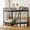 Black, variant on Timber Vibe Studio Bunk Bed Twin Over Twin, Heavy Duty Metal Bed Frame with Safety Ladder and Guardrail, Space-Saving for Dorm, Apartment or Shared Rooms, No Box Spring Needed