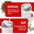 thumbnail image 3 of Matching Couple Tumbler with Lid & Straw, 40oz Vacuum Insulated Till Our Last Breath Coffee Mug, Valentine Wedding Anniversary Engagement Gifts for Her Him, Couple Gifts for Men Women, 3 of 8