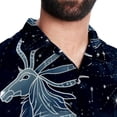 thumbnail image 5 of Virgo Constellation Men's Short Sleeve Poplin Shirt, Casual Printed Button Down Summer Beach Shirt - Unisex, 5 of 6