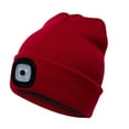 thumbnail image 2 of Sinhoon Unisex Winter LED Light Luminous Warm Knitted Hat Outdoor Camping Head Lamp Cap, 2 of 8