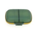 thumbnail image 6 of Unique Bargains 8 Grids Double Layers Pill Box for Travel Green, 6 of 6