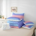 thumbnail image 6 of Castle Fairy Starry Sky Girl Boy Bedding Comforter Set 7-Piece,Universe Galaxy King Bedding Sets,Abstract Gradient Ombre Ultra Soft Bed Sheets,Breathable Home Decor,Reversible, 6 of 8