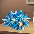 thumbnail image 2 of HI-REEKE Flower Building Block Set Everlasting Botanical Bouquet Building Plastic Toy for Adult Blue, 2 of 7