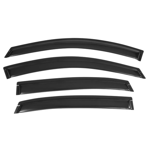 Ikon Motorsports Compatible with 06-13 Chevy Impala & 14-16 Impala Limited Sedan Acrylic Window Visors Vent Deflector Rain Guard 4Pc Set Outside Mount 2006 2007 2008 2009 2010 2011 2012 2013