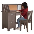 thumbnail image 4 of KidKraft Bureau avec chaise - Gris cendré, 4 of 5