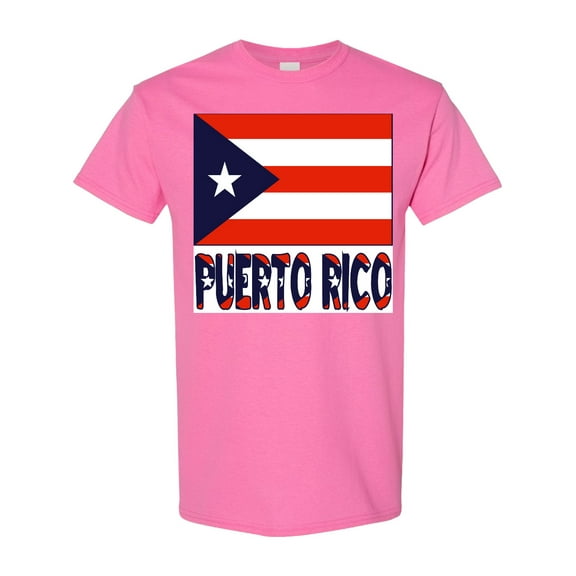 Inktastic Puerto Rico Flag & Name T-Shirt