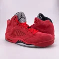 thumbnail image 1 of A i r-Jor-dan 5 Retro "RED SUEDE" 2017 - Size 11.5 - 136027 602 (6232-6), 1 of 6