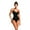 Black, variant on Women's Slimming Bodysuit Shapewear Full Compression Tops Tummy Control Thong Bottom Lift Butt Lift seamless Shapewear