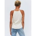 thumbnail image 4 of Threads 4 Thought IVORY Women's Elpis Scoop Hem Rib Cami Tank L, 4 of 4