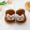thumbnail image 4 of Monfince Infant Girls Boy Soft Shoes Cute Cartoon Soles Cozy Fleece Footwear for Newborns Baby Shoes, 4 of 6