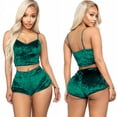 thumbnail image 2 of Tbopshirt Sexy Lingerie for Women Clearance Up to 50% off,Womens Lingeries Set New Women Fashion Lingerie Velvet Camisole Bow Shorts Set Plus Size Bra Underwear,Valentines Day Gift for Her, 2 of 9
