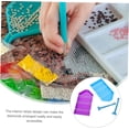 thumbnail image 2 of Rhinestone Storage Tray Nail Art Dotting Tool 4 Sets Drill Disc Picture Bracket Work Plastic Cross Beads Bead Sorting Tray, 2 of 5