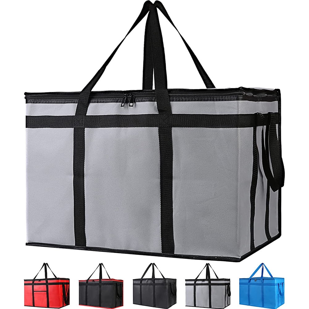 Insulated Food Delivery Bag For Hot And Cold Meal, XxxLarge Grocery
