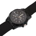 thumbnail image 2 of M Buder Men's Electronic Analog Wrist Watch Round Nylon Strap Military Wristwatch, 1.4 inches / 3.5 cm Dial, Black, 2 of 9