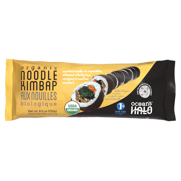 Ocean's Halo Kimbap Nouille, biologique, 230g 9 pièces, 230g total