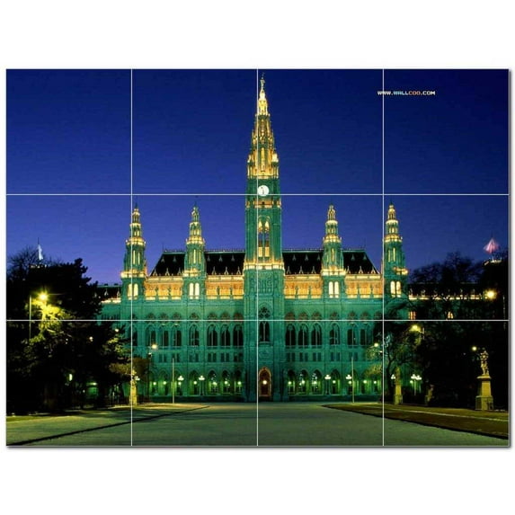 City Photo Ceramic Tile Mural Kitchen Backsplash Bathroom Shower 404465-M43