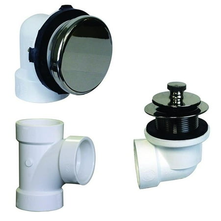 

Westbrass D594ARK-50 Illusionary Overflow Schedule 40 PVC Plumbers Pack