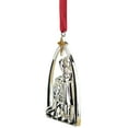 thumbnail image 3 of Northlight 3.5" Silver-Plated Nativity Scene Christmas Ornament with European Crystals, 3 of 4