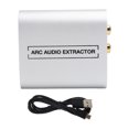 thumbnail image 1 of Extracteur de Convertisseur Audio, Décodeur Audio Rapide en Alliage d'Aluminium Convinient pour Accessoires Informatiques pour Décodeur Audio d'Interface Multimédia Haute Définition, 1 of 8