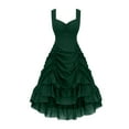 thumbnail image 1 of Mgmyaa Robe Gothique pour Femme Steampunk Vintage Robe Gothique Cintrée Froncée Costume Renaissance Robe Trapèze Fluide Costumes d'Halloween, 1 of 4