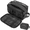 PU-Black, variant on Large Travel Toiletry Bag for Men and Women, PU Leather Water Resistant Shaving Bag for Toiletries Accessories, Hanging Storage Bag Dopp Kit Travel Bag for Cosmetics Toiletries Brushes Tools, Brown