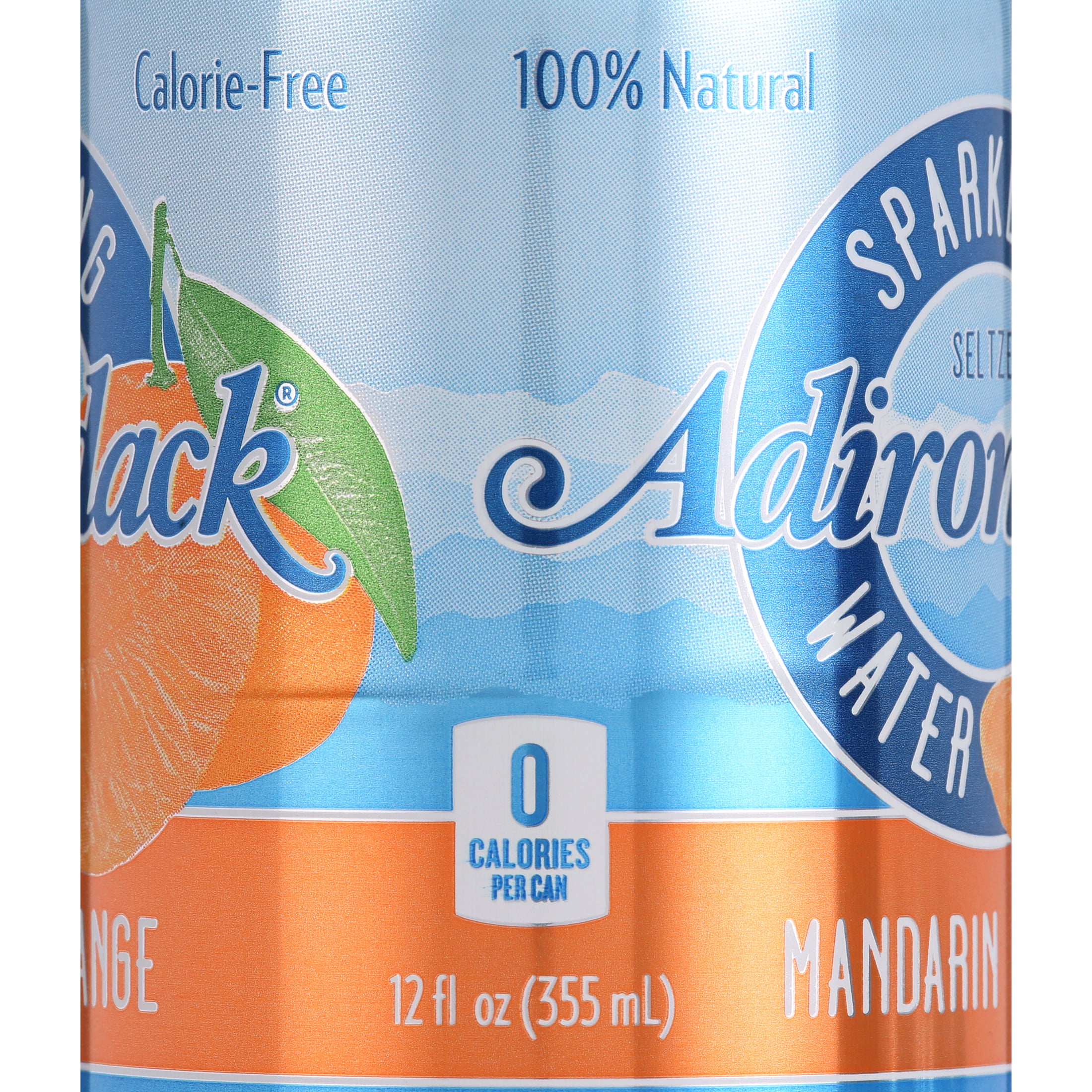 Adirondack 12 oz Mandarin Orange Seltzer Sparkling Water Can, 24