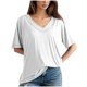 thumbnail image 1 of Mujeres Manga Corta de Verano Tops Día de San Valentín Impreso Cuello Redondo, Camisa de Moda Casual Blusa, 1 of 7