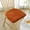 Orange, variant on PONPRNGY Thick Chair Cushions for Dining Chair, Short Plush Kitchen Chair Pads, U Shaped Indoor Seat Cushions with Ties & Non-Slip Backing