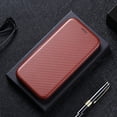 thumbnail image 4 of Case for Google Pixel 6 Pro Magnetic Carbon Fiber Leather Folio Flip Case with Card Holder Kickstand, 4 of 5