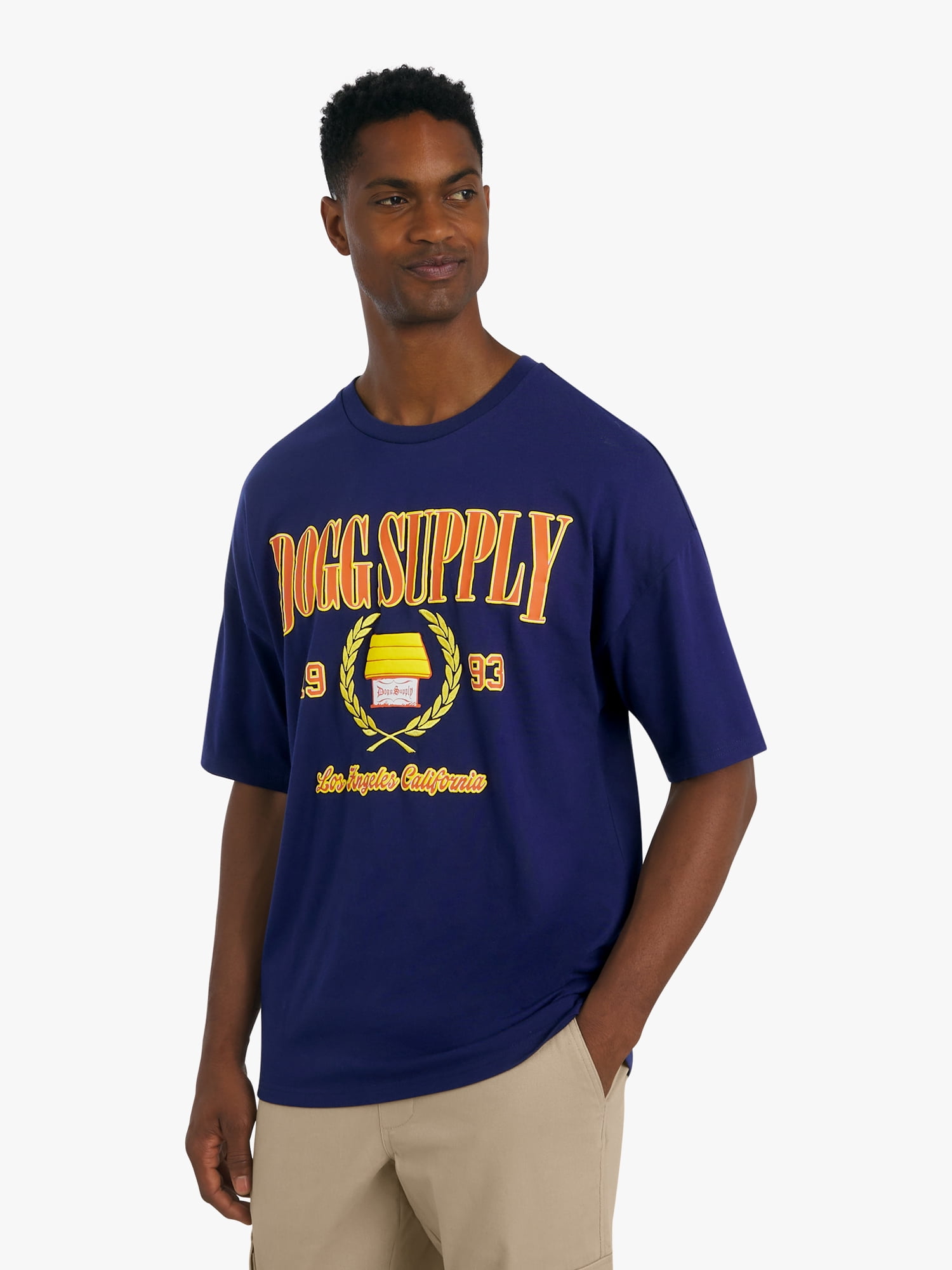 Dogg Supply by Snoop Dogg All-Gender Young Men's and Women's Collegiate Graphic Tee Shirt, Sizes XS - 5XL