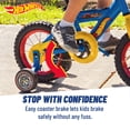 thumbnail image 2 of Dynacraft Hot Wheels Boys' 12-Inch BMX Bike for Kids Aged 6-9, Blue, 2 of 9