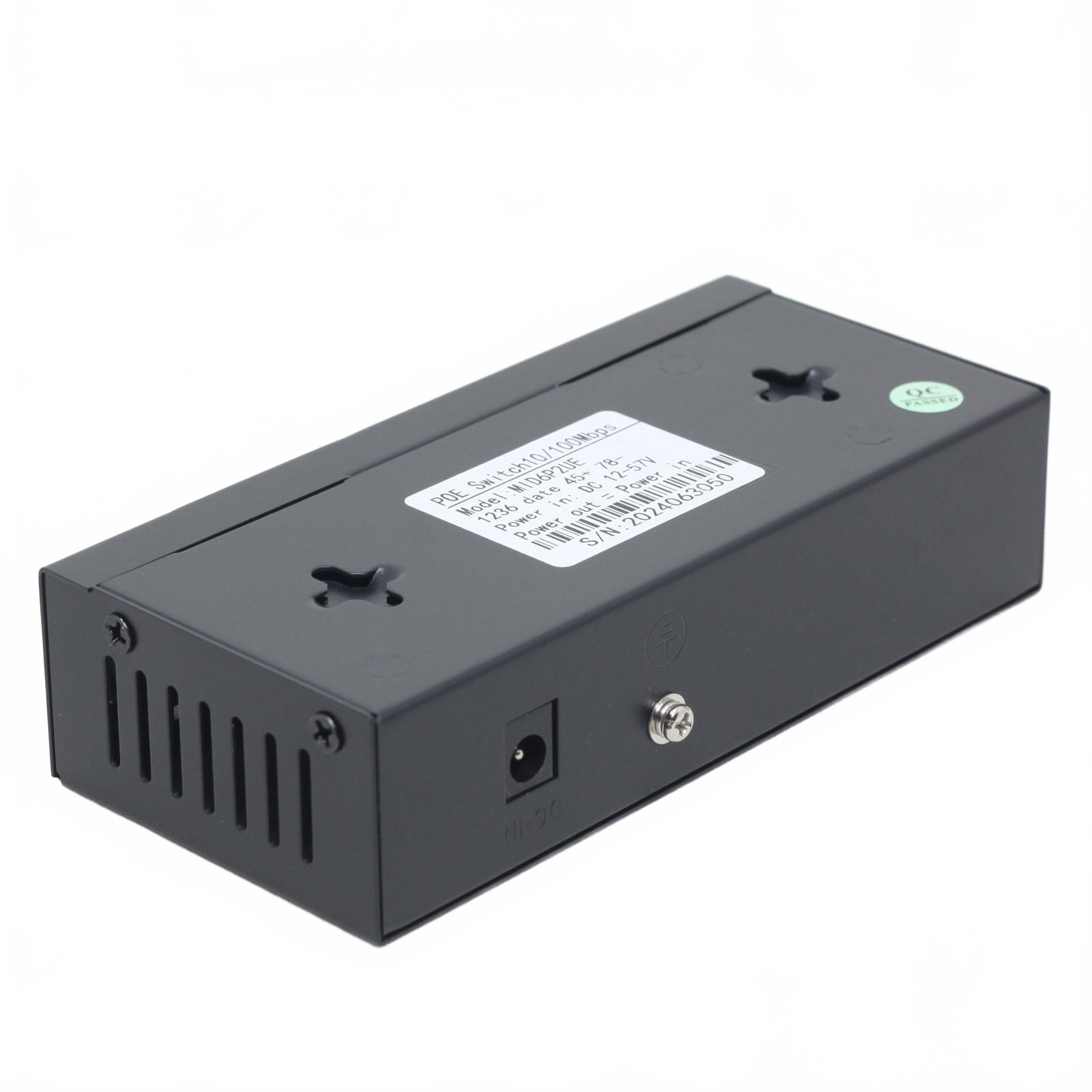 DSLRKIT 250M 8 Ports 6 PoE Switch Power Over Ethernet without Power Adapter