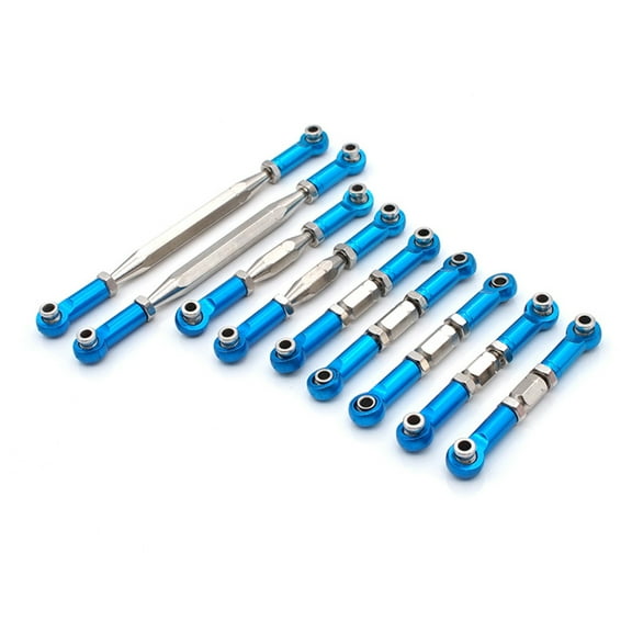 1 Set RC Metal Pull Rod Steering Linkage Parts 1/12 Speed RC car For Wltoys 12428 12423