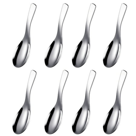 

304 Stainless Steel Chinese Round Bottom Spoon Sinan Spoon Heavy Gauge Spoon Depth