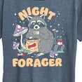 thumbnail image 3 of Instant Message - Night Forager - Women's Short Sleeve Graphic T-Shirt, 3 of 6