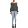 thumbnail image 2 of Dreamers by Debut Women's Off the Shoulder Sweater, 2 of 5