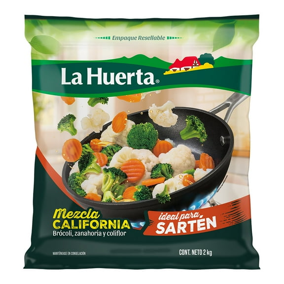 Verduras congeladas La Huerta   mezcla California 2 kg