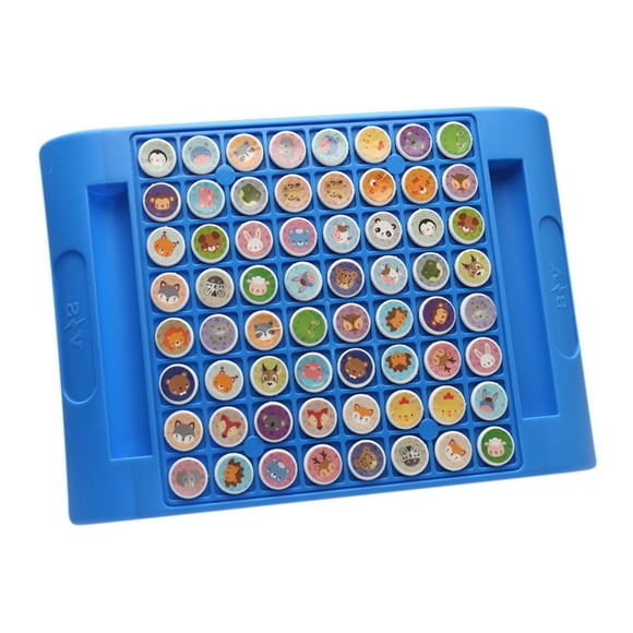 zanvin Board Game, Flip Memory Game for Kindergarten Gathering Activity Flip Board Game for Kindergarten Preschool Gathering 64 Piece, Christmas Gifts