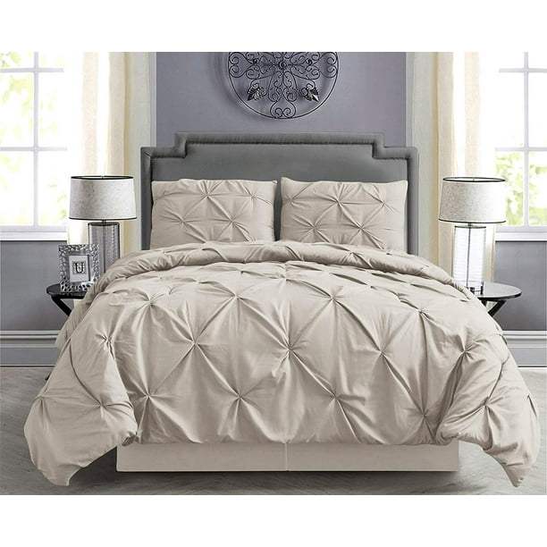 Empire Home Pintuck Hypoallergenic 8Piece Bed in A Bag Comforter Set