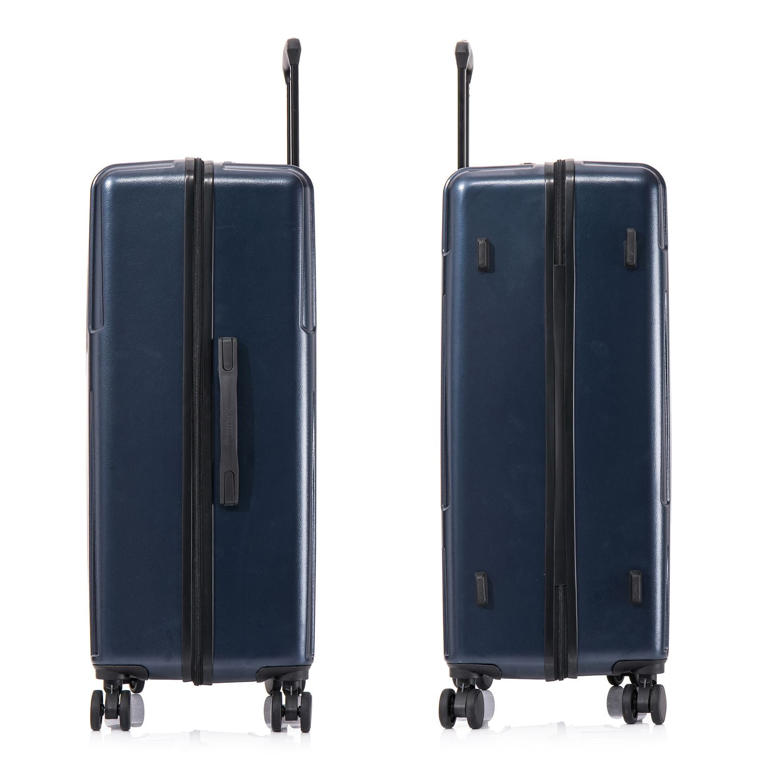 InUSA DRIP 28" Hardside Lightweight Checked Luggage with Spinner Wheels, Handle and Trolley, Navy Blue