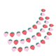 thumbnail image 5 of CTIRCHIU 3Jgo Banderín Decorativo De Fiesta Con Fresas Para Colgar En Y Multicolor, 5 of 8