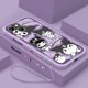 thumbnail image 3 of Kuromi-funda de teléfono con dibujo de melodía para iPhone, carcasa líquida con cuerda izquierda para iPhone 15, 14, 13, 12, 11 Pro Max, 8, 7 Plus, XR, XS, X, 3 of 5