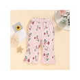 thumbnail image 6 of Franhais Toddler Girl’s Vest and Trousers Set Fashion Flower Button Ruffle Camisole and Flared Pants, 6 of 9