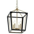 thumbnail image 7 of 52619CPZBK Kichler Lighting Delvin - 4 Light Pendant In Traditional Style-24 Inches Tall and 16 Inches Wide-Champagne Bronze/Black Finish, 7 of 7