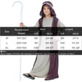 thumbnail image 3 of dgysar Boys Nativity Shepherd Robe Joseph Outfit Boys Christmas Cosplay Costume Accessories Set L Multicolor, 3 of 4