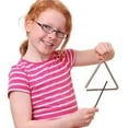 thumbnail image 3 of ZLight Musical Triangle Birthday Gift Education Supplies Hand Music Tool Prop Instrument Training Percussion Entertainment Part, 3 of 6